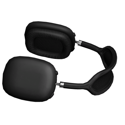Resting Trendy Headphones Black
