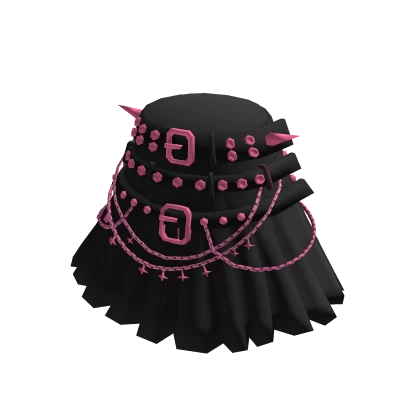 Velvet skirt w/ belt roblox discount