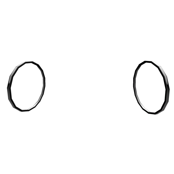 Chrome Hoop Earrings