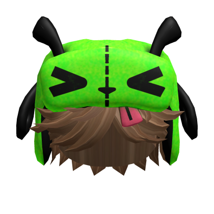 Green Alien Blonde Short Boy Hair