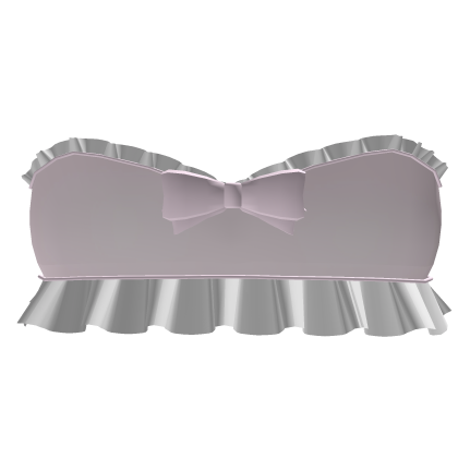 ♡ : cutesy pink and white ruffle top ৎ Roblox item