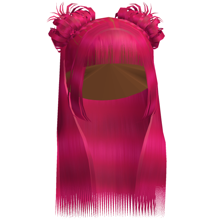 Braided Bun Bussdown Hot Pink
