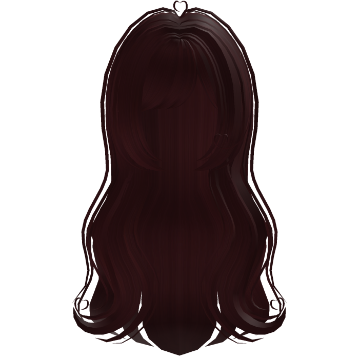 sweet long wavy adorable doll hair in red