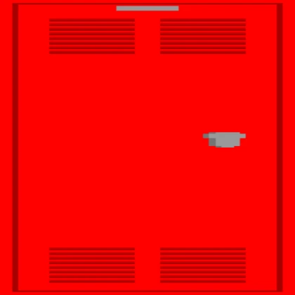 Baldi's Basics Red Locker Texture (HD)