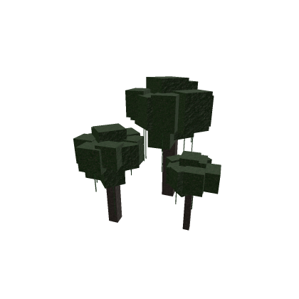[Best!] Multiple Jungle Forest Trees With Vines! P