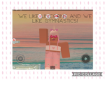 Unicorn gymnastics and gymnasium