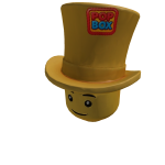 Pop Box Golden Top Hat Head