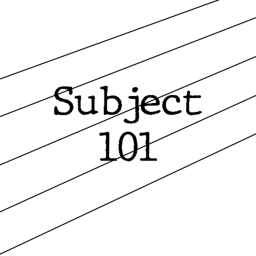 Subject 101 PVP