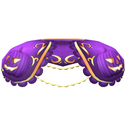 Ember Halloween Witch Shawl Purple Pumpkin - MM2