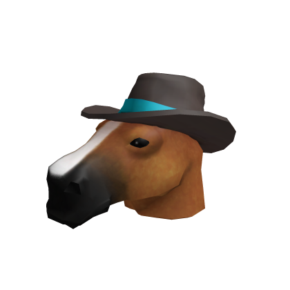 Horse with Cowboy Hat