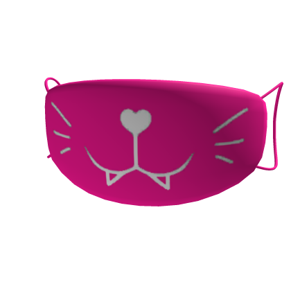 Fuchsia kitten mask thumbnail