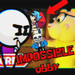impossible pig night funky sand and stickman obby