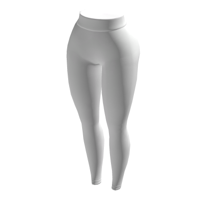 Leggings White Shiny Baddie Skinny Sport 2000s Y2K