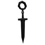 Knife Earring Right 