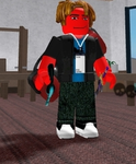 Red robloxians Taking over Hideee