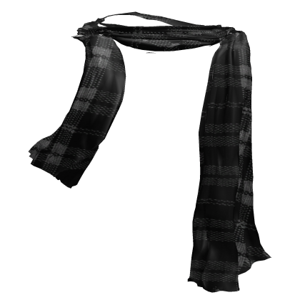 1.0 Winter Christmas Autumn Scarf in Light Black