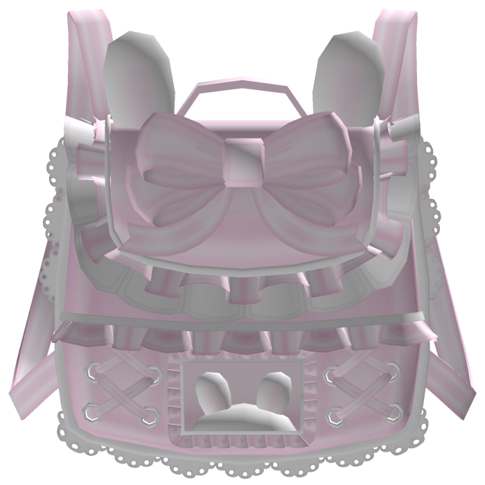 ♡ 3.0 dearest ruffled bunny backpack in pink