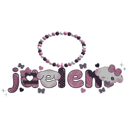 ♡ : jaelen's jumbo pink necklace thumbnail