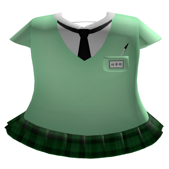 Mint Kawaii School Uniform 
