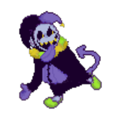 FNF Pixel Jevil (Left) Roblox decal