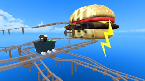 Cart Ride to SURVIVE!! (into Burger)