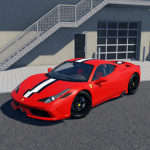 Red Brainrot Ferrari