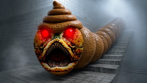 Escape Poo.Exe Worm Tower 💩