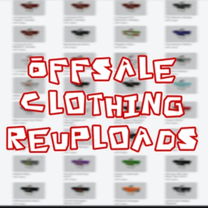 Offsale Clothing Reuploads Roblox group icon