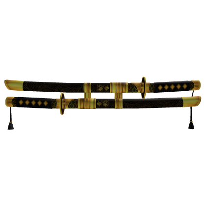 Ancient Golden Katanas