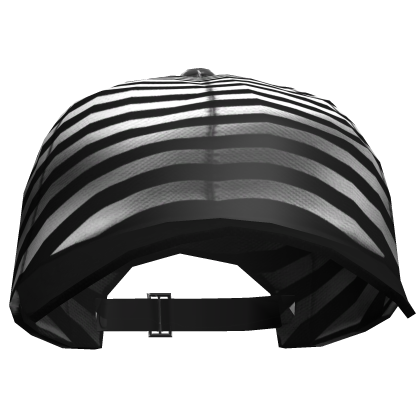 striped grunge distressed cap