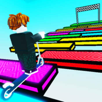 Obby but you’re on a Scooter