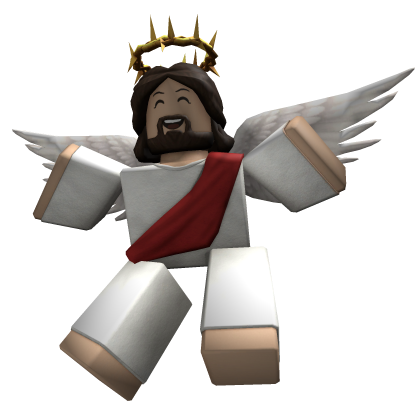 Jesus Happy Angel Cheering Buddy