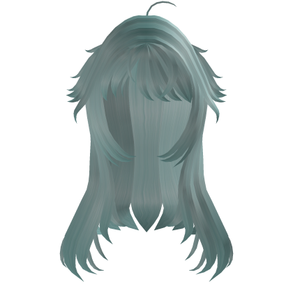 ʚ♡ɞ long cute soft mint green moe anime hair Roblox item