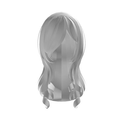 white cute sidebangs long hair  Roblox item