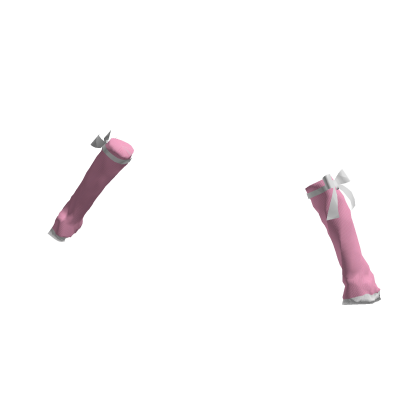 Bowed Arm Warmers in Pink