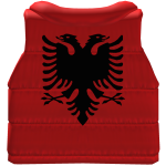 Albanian Puffer Vest Red V1.0