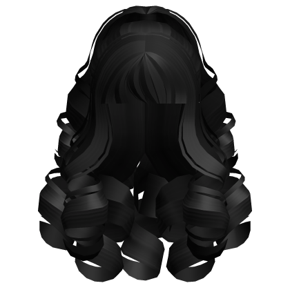 Fluffy Curly Pearl Ponytail Black