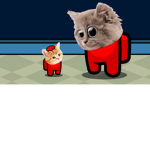 cat gang make friend with cat