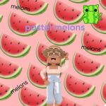 pastel melons