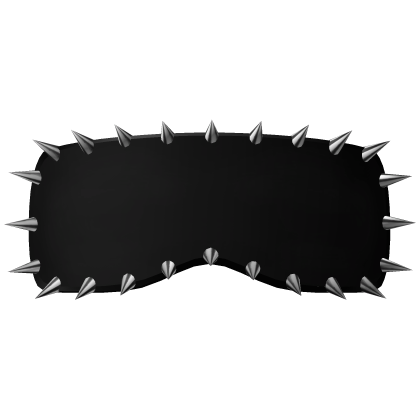 ꩜ black studded ski goggles visor emo Roblox item
