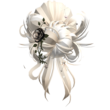 Gothic Messy Rose Thorn Bun (Beige)