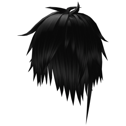 Black Shattered Layered Emo Hair 38. Roblox item