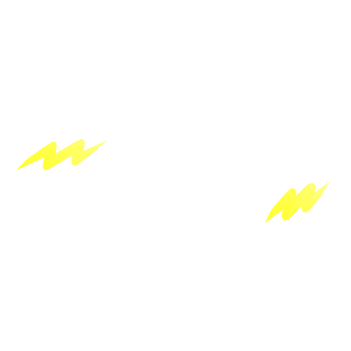 Glowing Yellow Thunderbolts [Emissive]