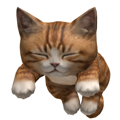 Sleeping Cute Red Tabby Cat Kitten Roblox item