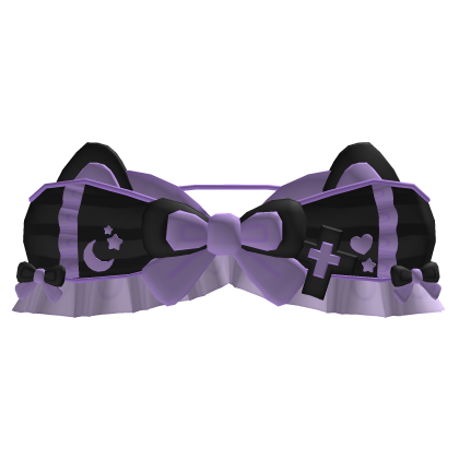 witch kitty top purple