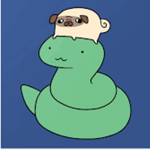 Mr.pug~ and SNAKKKEEEE
