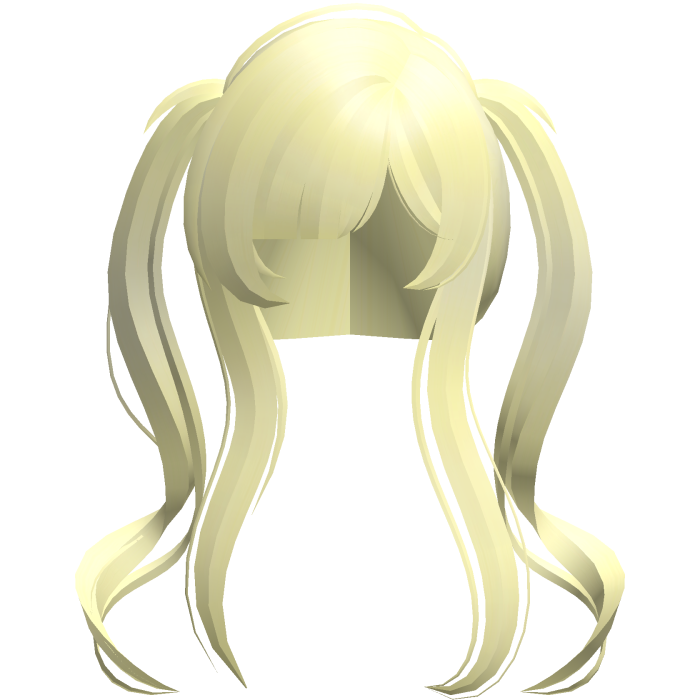 flowy long wispy moe vamp ponytails yellow