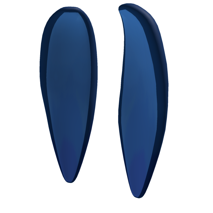 blue rabbit ears