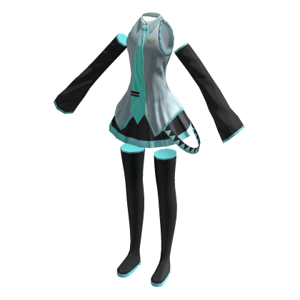 Realistic Hatsune Miku Cosplay ✦ Anime Outfit 1/2
