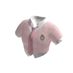 🍀School Uniform Top (Pink)